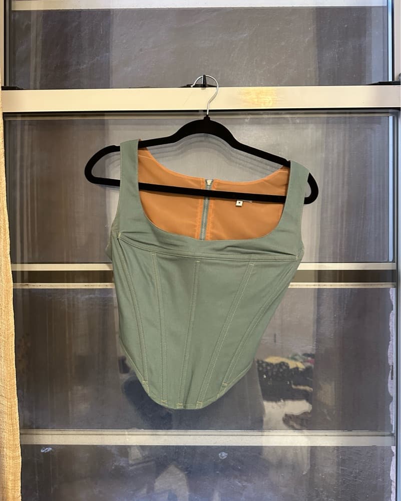 Miaou Campbell Corset (Green/Blue) - Image 3