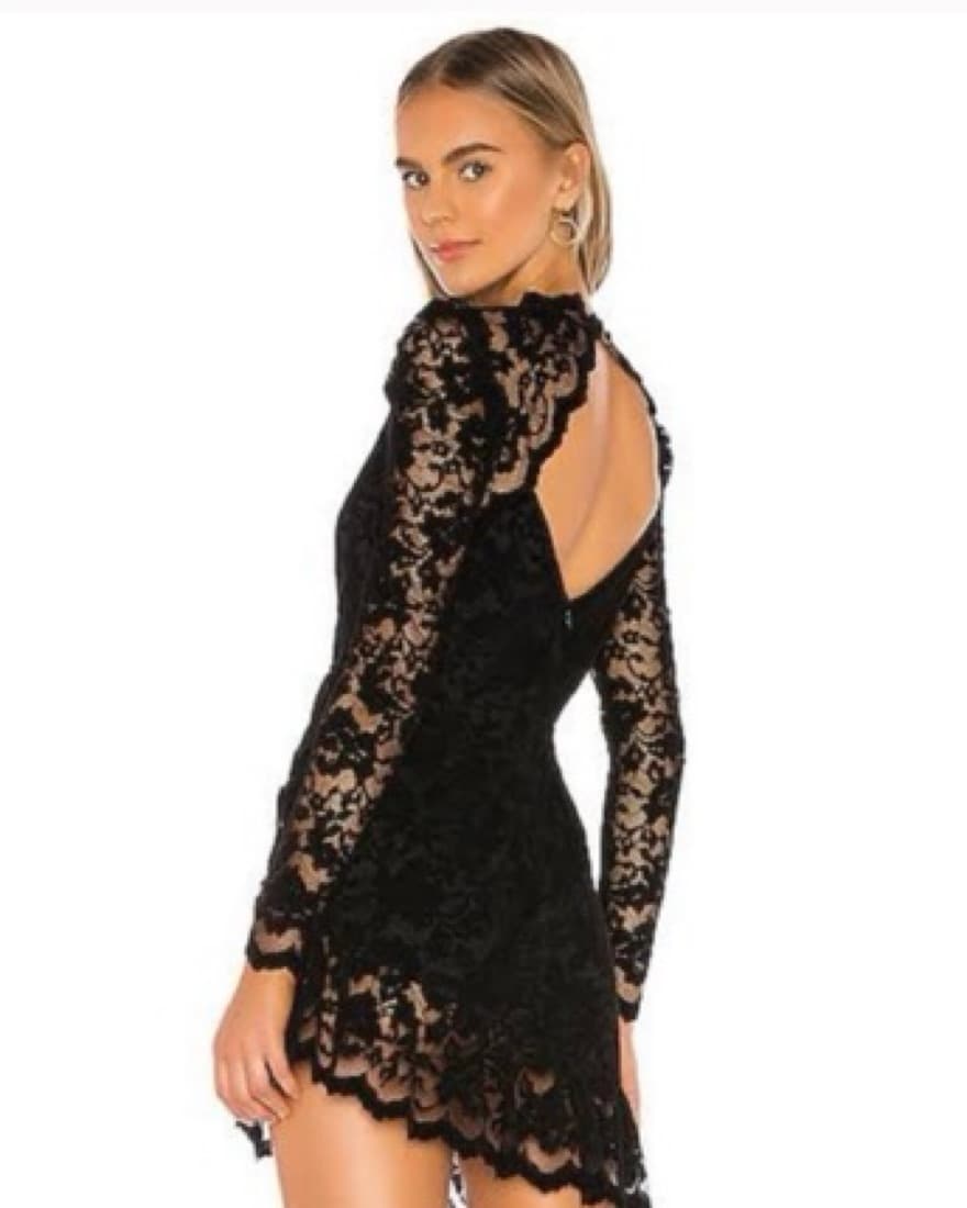 Black Lace Saylor Kayce Dress - Image 2