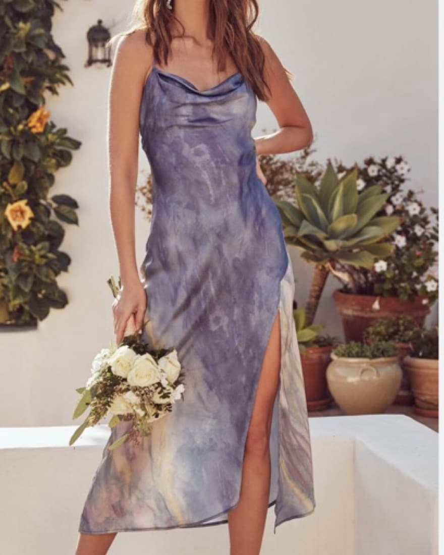ASTR - GAIA PURPLE DYE DRESS - Image 1