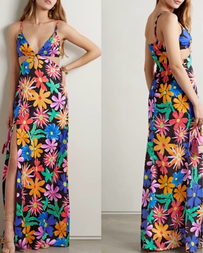Patbo Floral Maxi Dress - Image 3