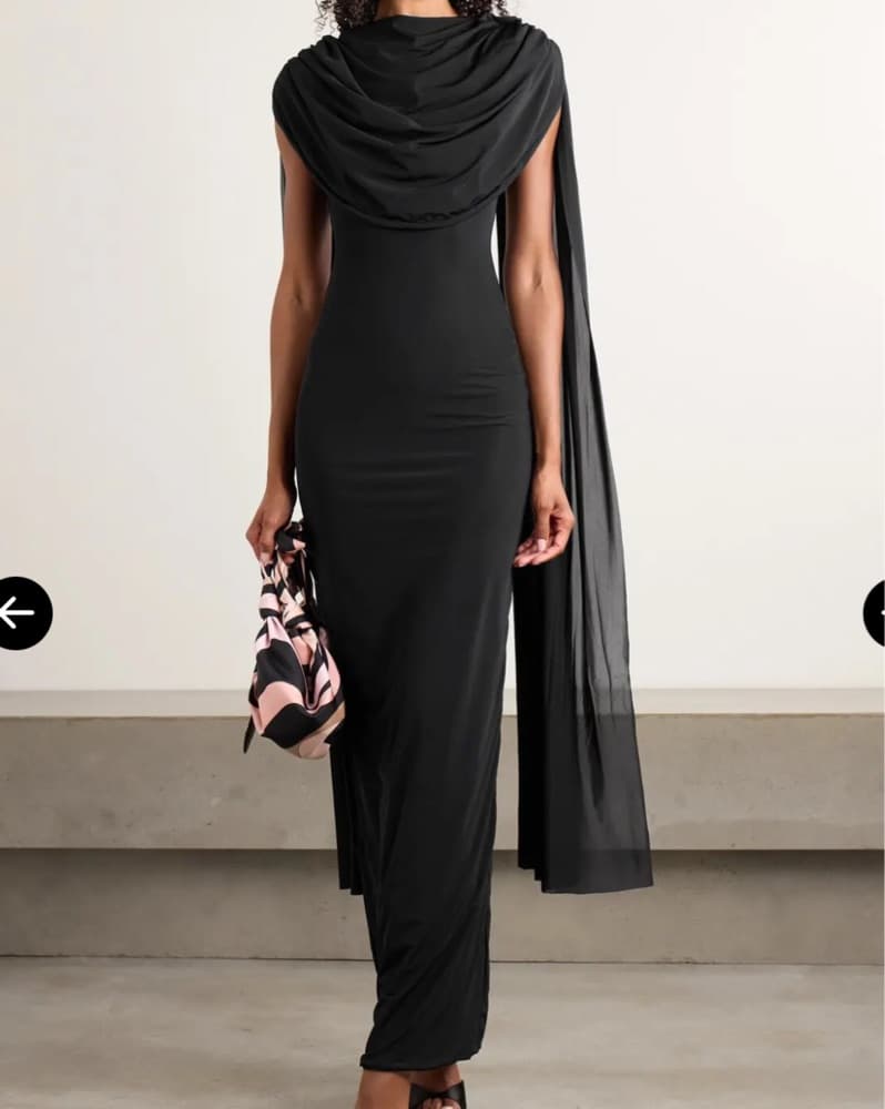 Maygel Coronel Cape Dress - Image 2