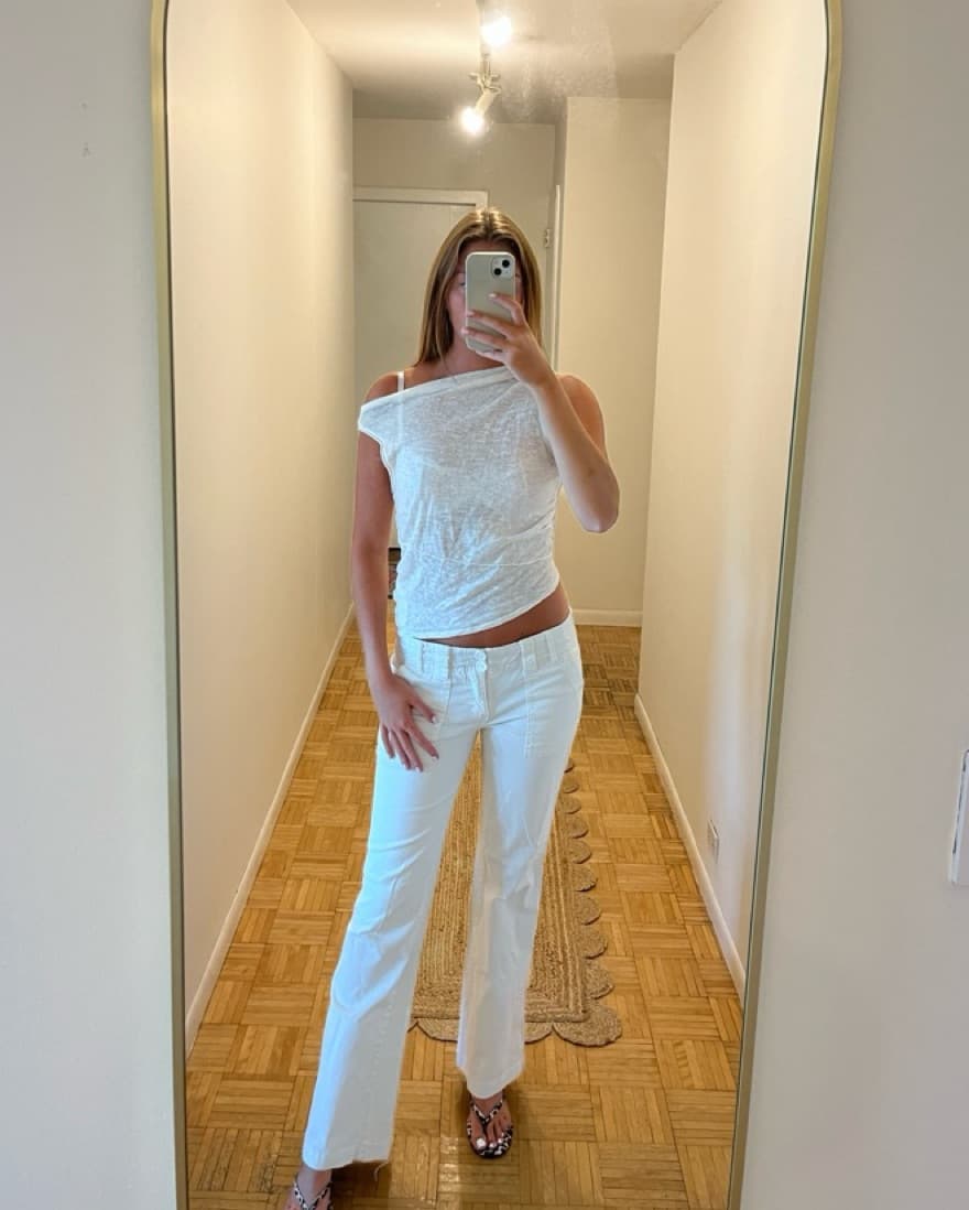 Sheer Linen Top - Image 2