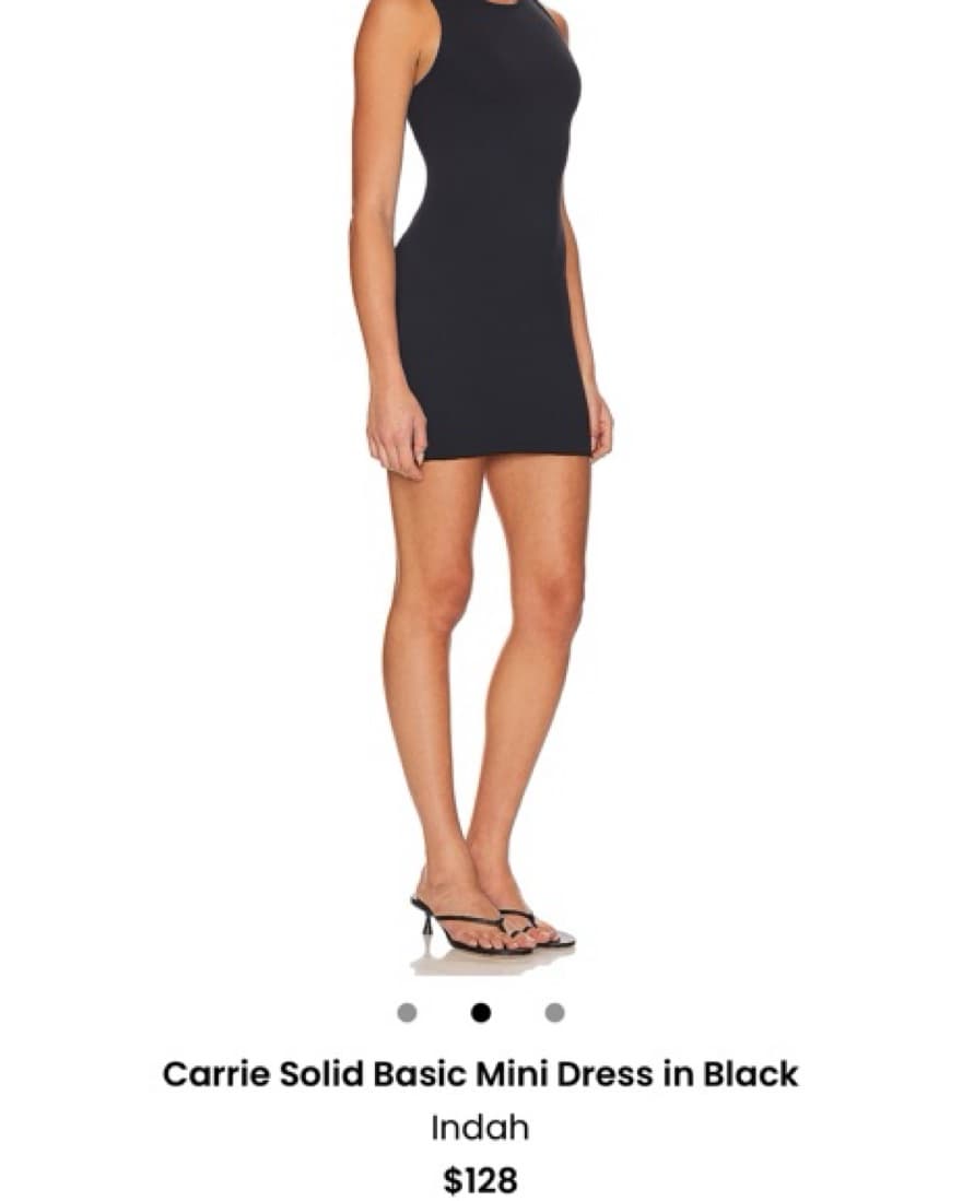 Black Mini Dress  - Image 2