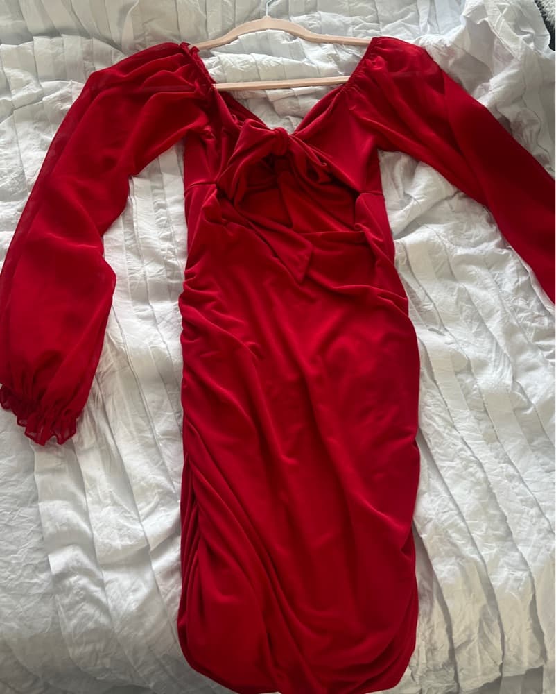 Red Mini Dress  - Image 2