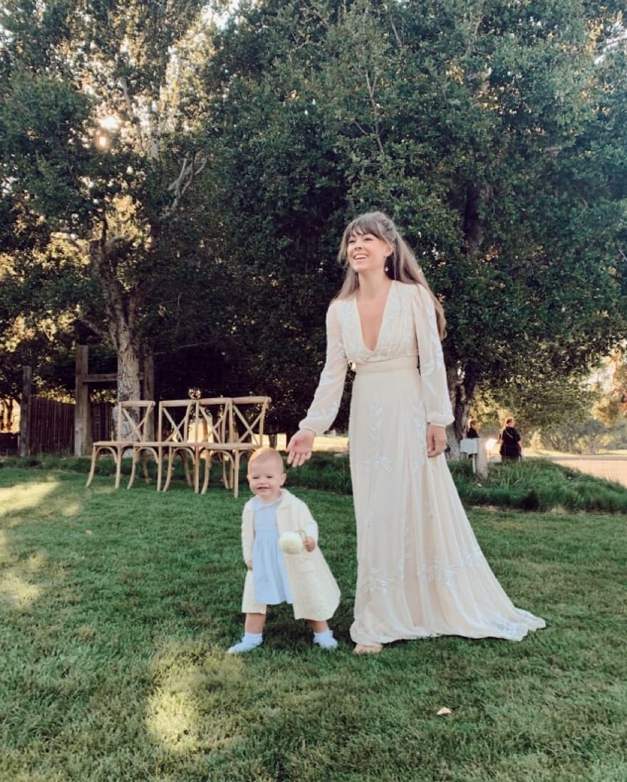 BHLDN Cream Dress - Image 4