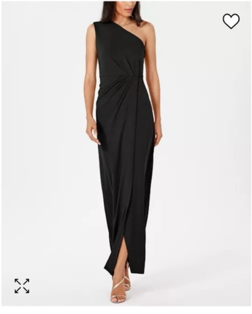 Calvin Klein One Shoulder Gown  - Image 1