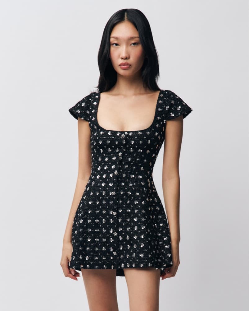 Guizio Shiloh Dress | Black | XS - Image 1