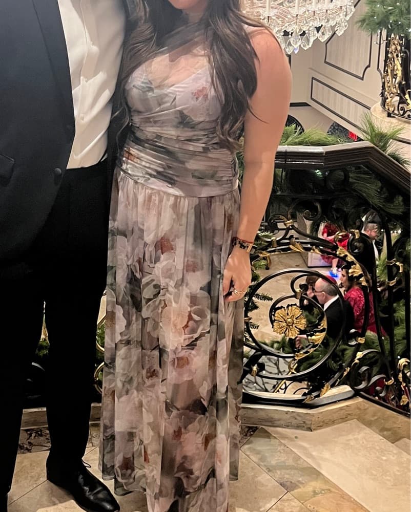 Romantic Floral Maxi Dress - Image 1