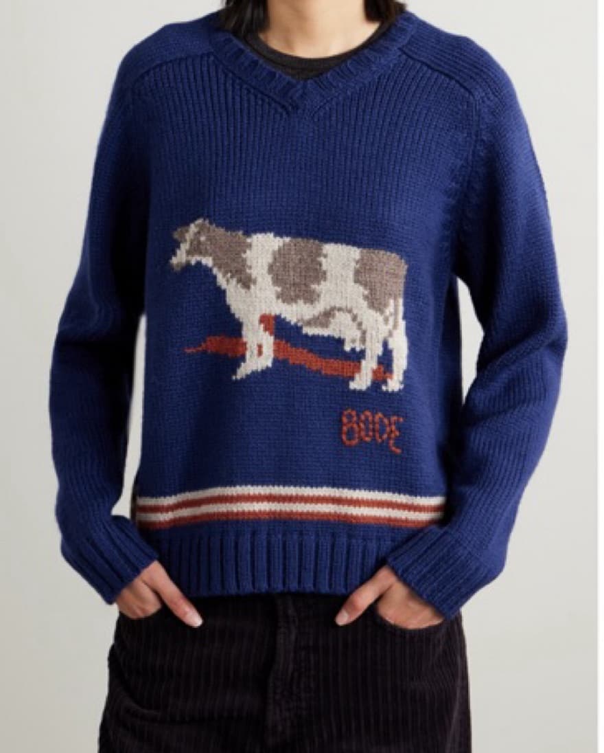BODE intarsia wool sweater  - Image 3