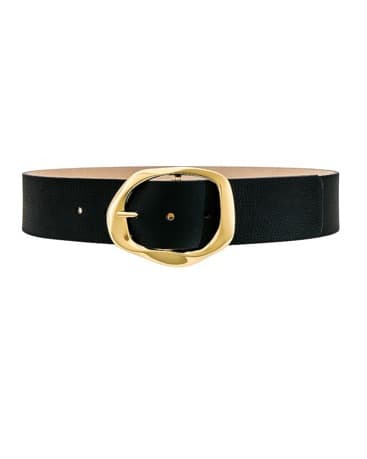 Edmond Waist Belt In Black & Gold - Image 1