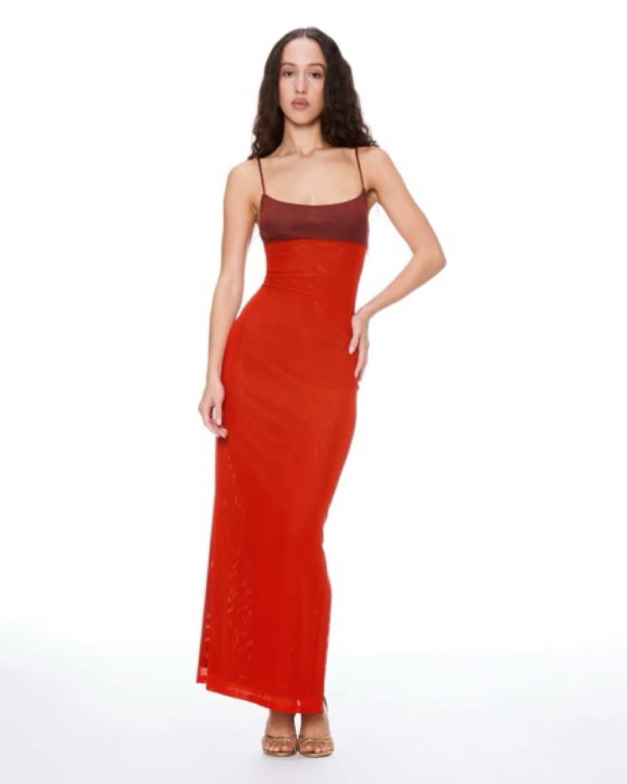 Kith Thais Dress - Red And Plum - Image 1