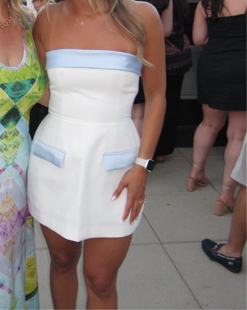 Amanda Uprichard Lucienne Skort Romper - Image 1