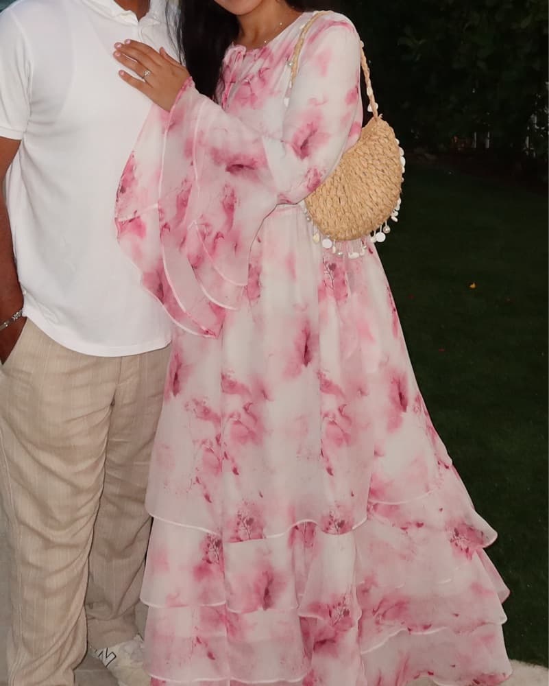 Romantic Floral Maxi Dress - Image 1