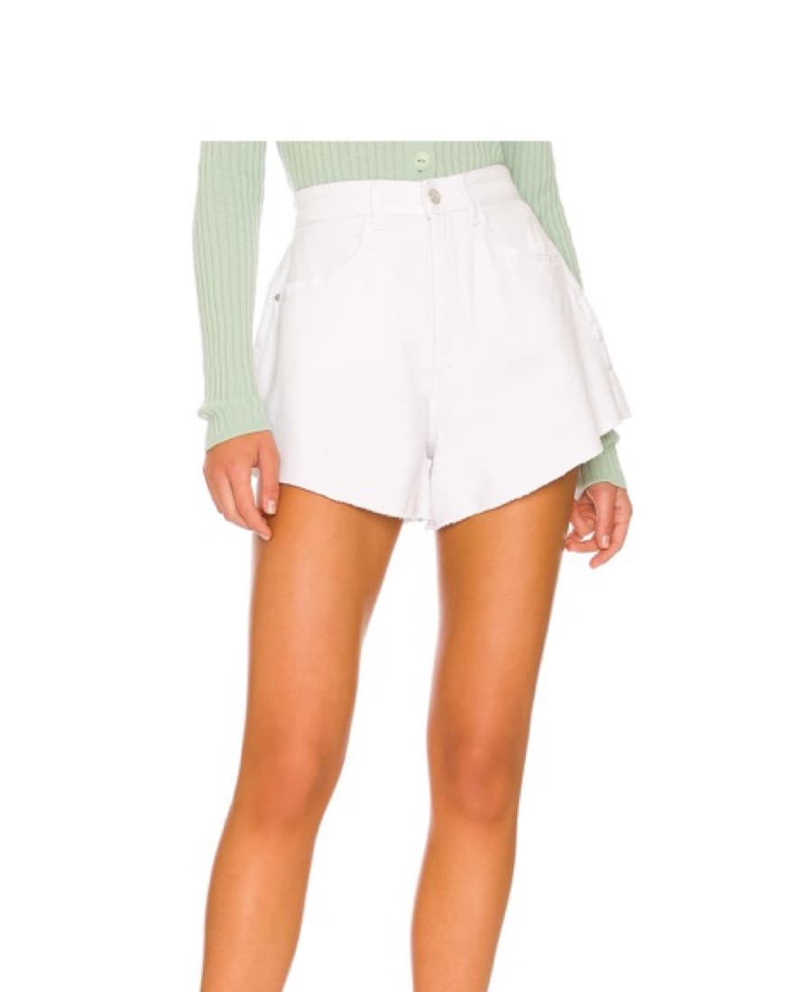 We Wore What White Debin Flare Shorts  - Image 3