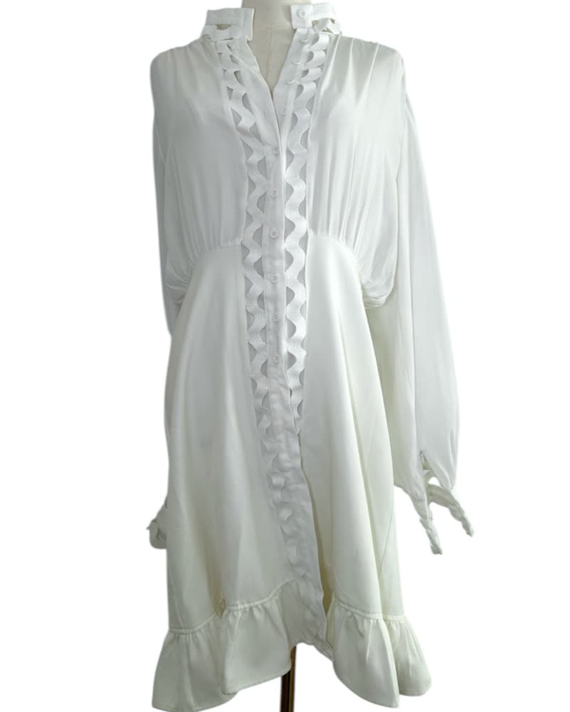 GRACIA WHITE DRESS - Image 1