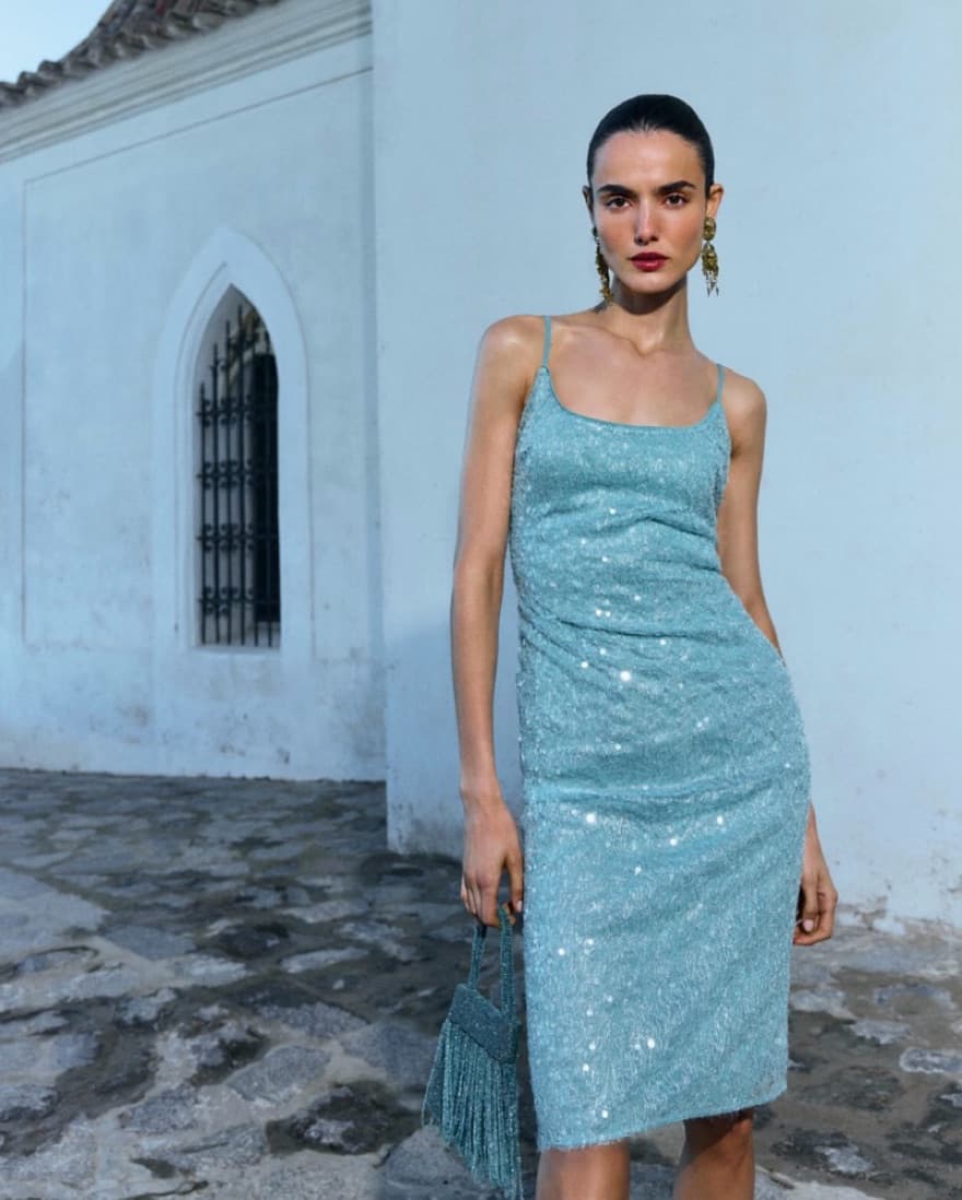 Reformation Sequin Party Dress  - Image 1