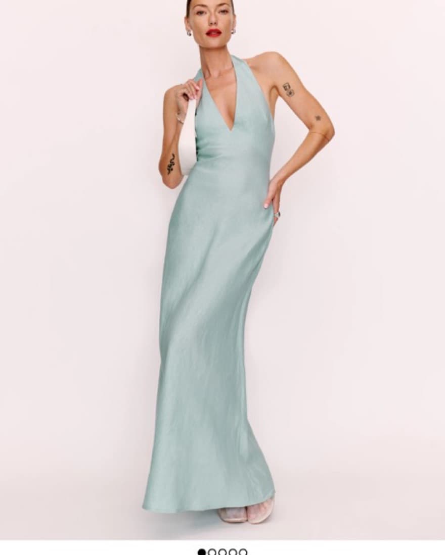 Reformation Delilah Linen Dress - Image 1