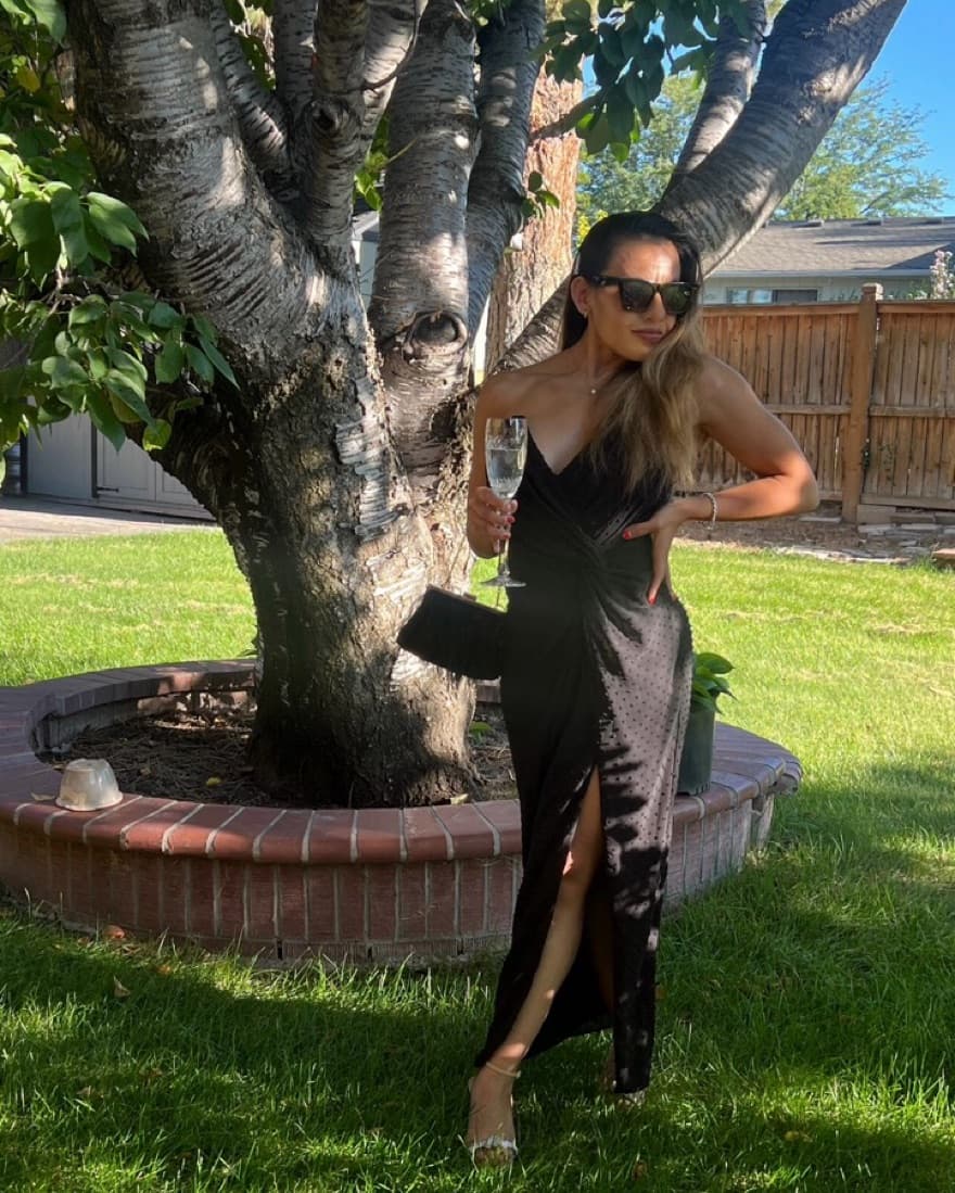 Black Tie Dress - Image 1