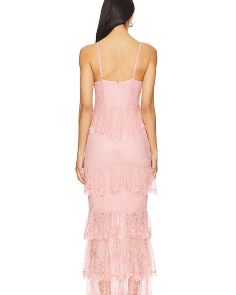 Majorelle Zelda Fitz Gown in Mauve Pink - Image 5