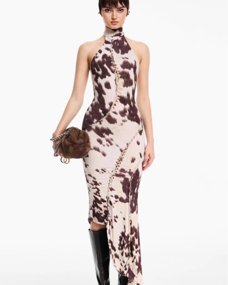 Sexy Cow Print Dress - Image 1