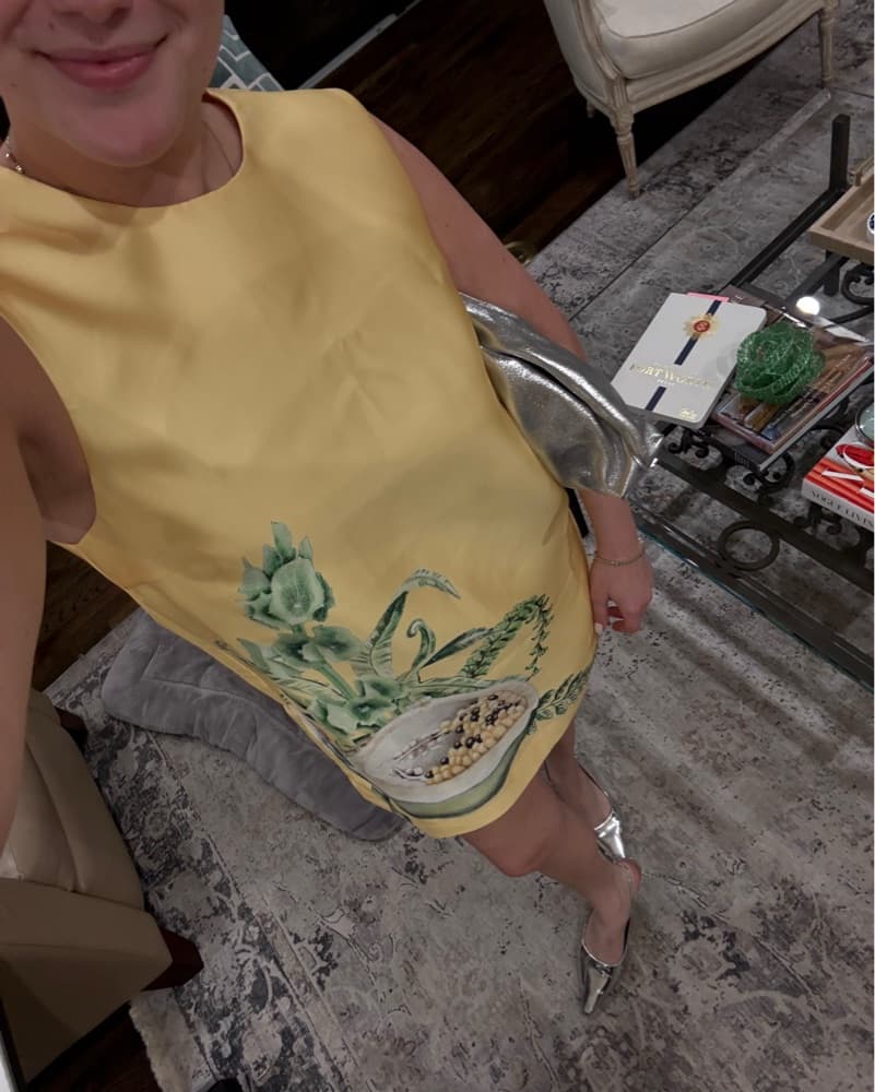 Aleimas Yellow Oyster Dress - Image 1