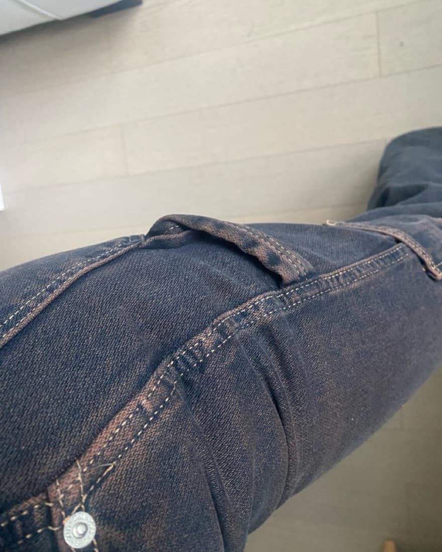 Zara Acid Wash Cargo Jeans - Image 2