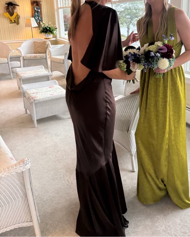 Thea Silk Dress - Image 3
