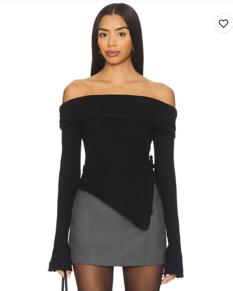 Soler Top In Black  - Image 1