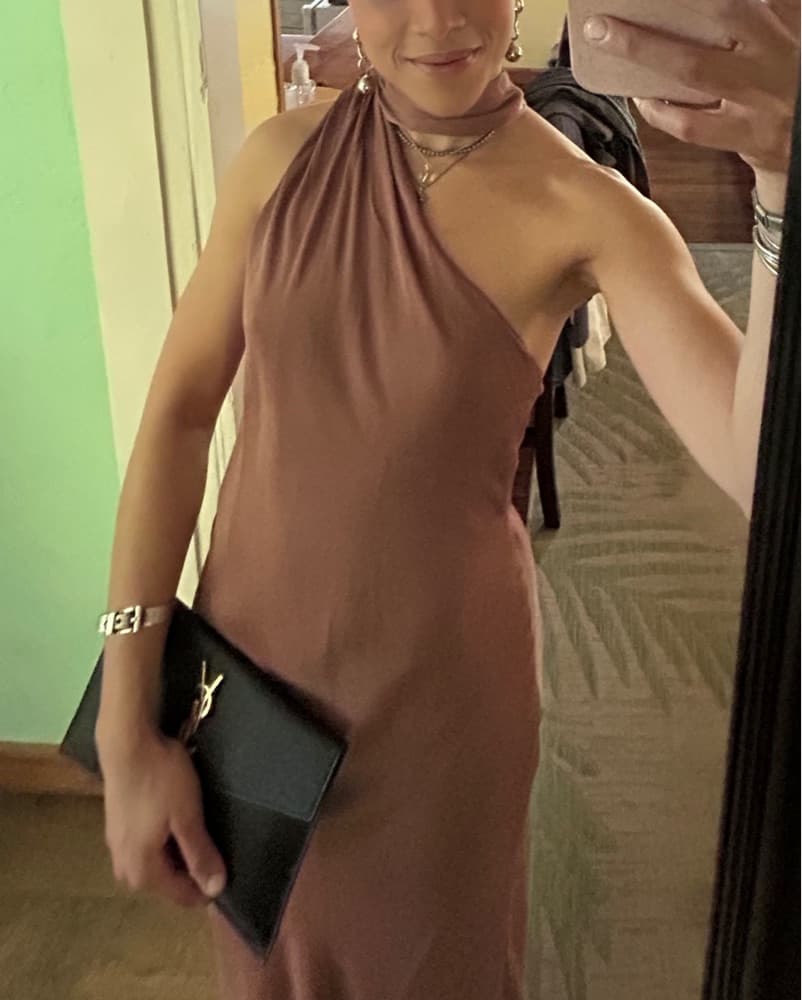 BHLDN Nicolleta One-shoulder Scarf Midi - Image 3