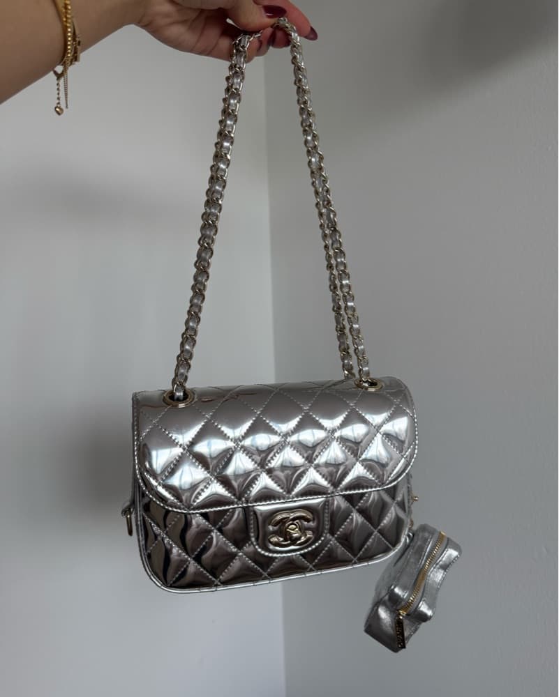 Silver Chanel Bag - Image 4