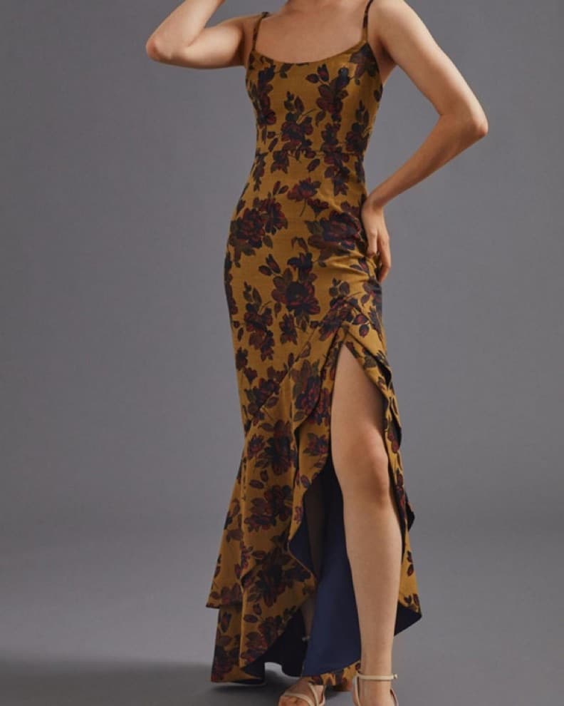 Anthropologie Maxi Wedding Guest Dress - Image 2