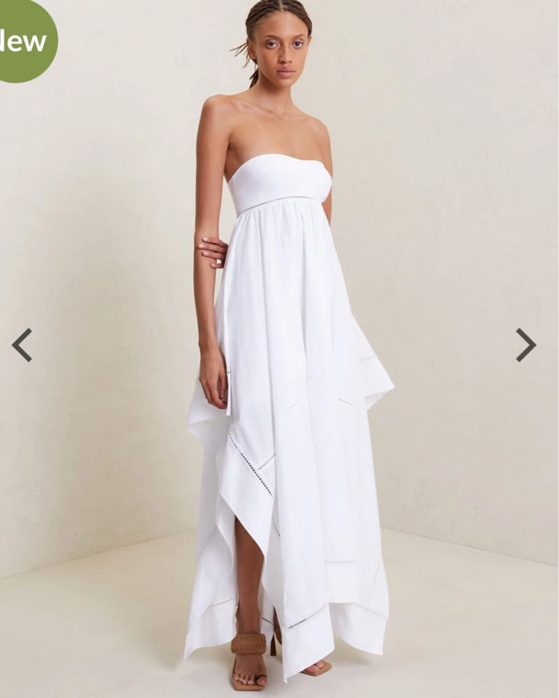 ALC Blanca White Dress - Image 3