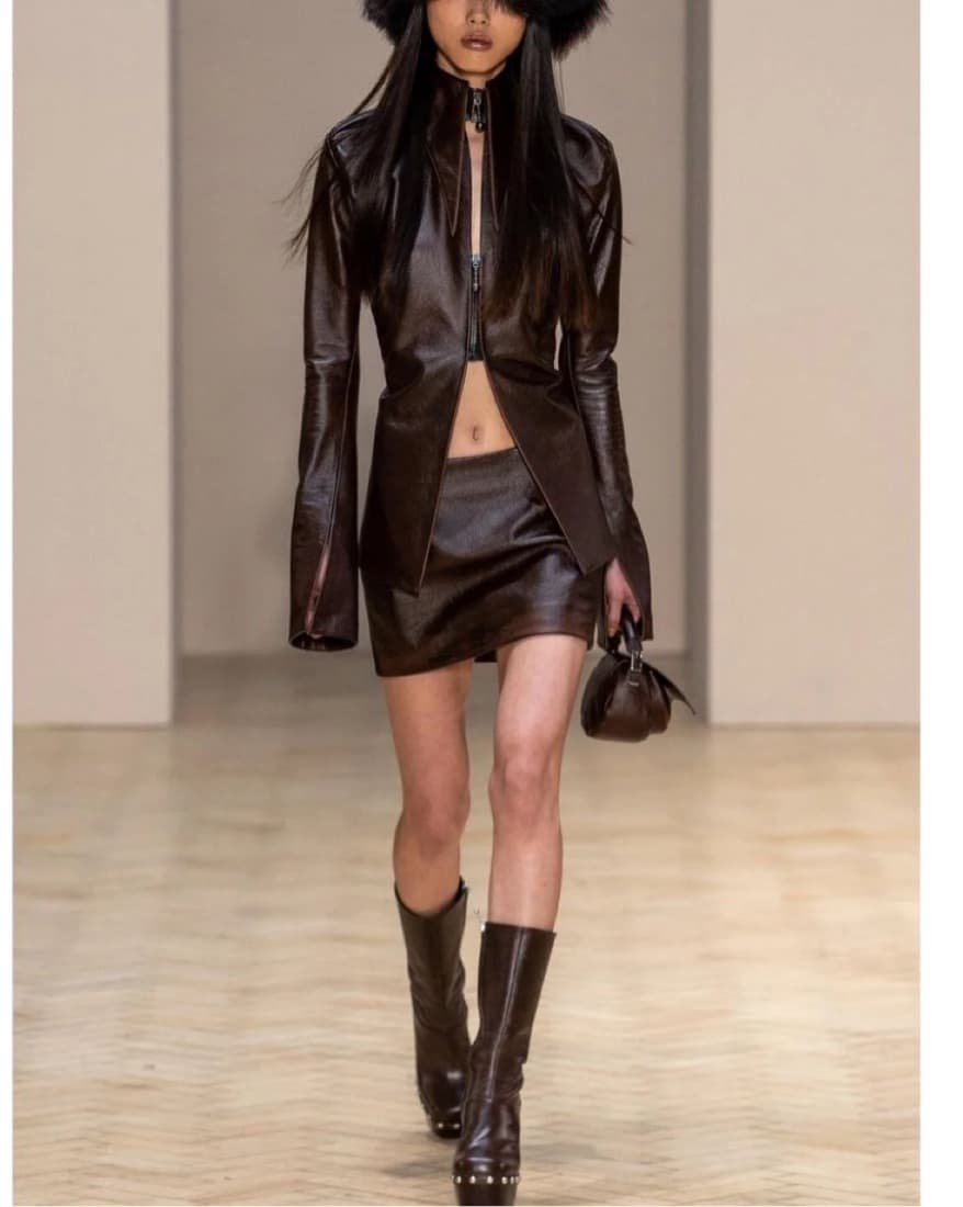 16Arlington Leather Jacket/skirt Set - Image 1