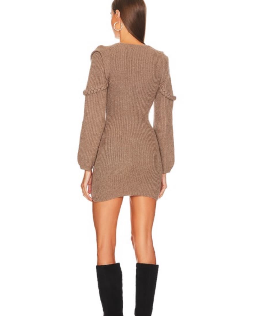Revolve Long Sleeve Knit Mini Dress - Image 3