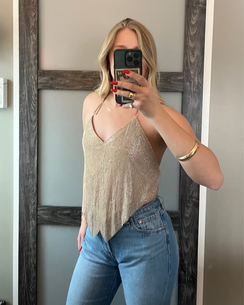 Sparkling Metallic Top - Image 4