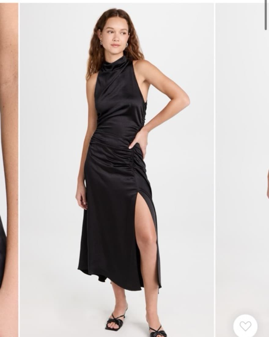 A.L.C. Black Silk “Inez Dress” - Image 6