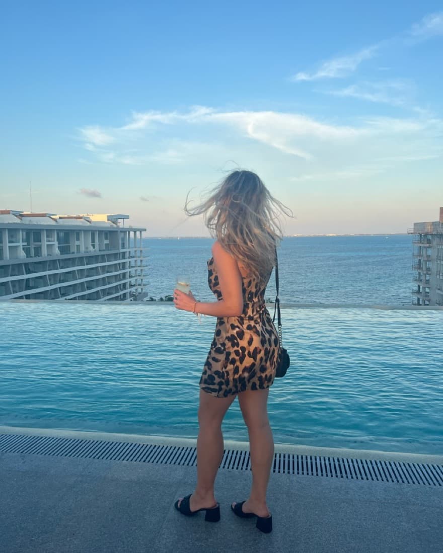 Satin Leopard Boohoo Mini Dress - Image 2