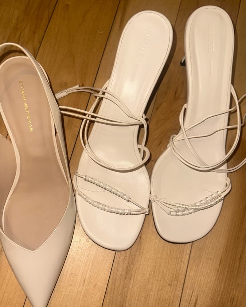 Khaite embellished leather sandals - Image 4