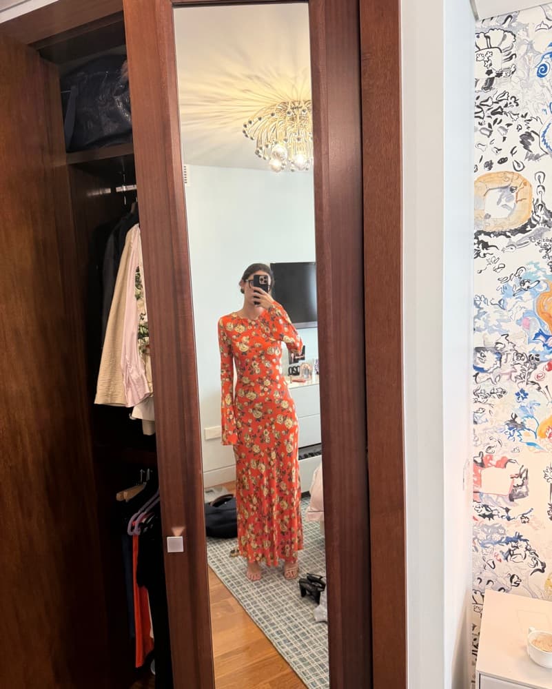 Ganni Vibrant Floral Maxi Dress - Image 2