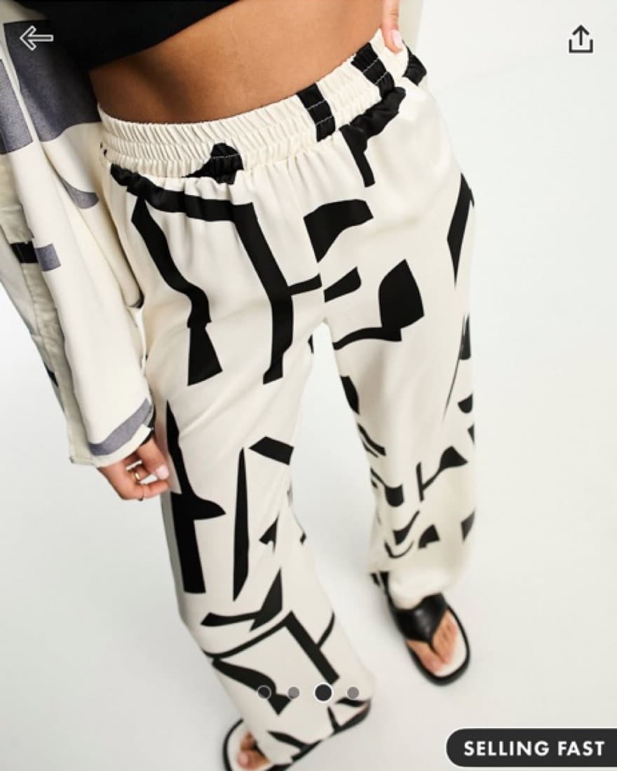 4TH & RECKLESS SATIN WIDE LEG PANT - Image 4
