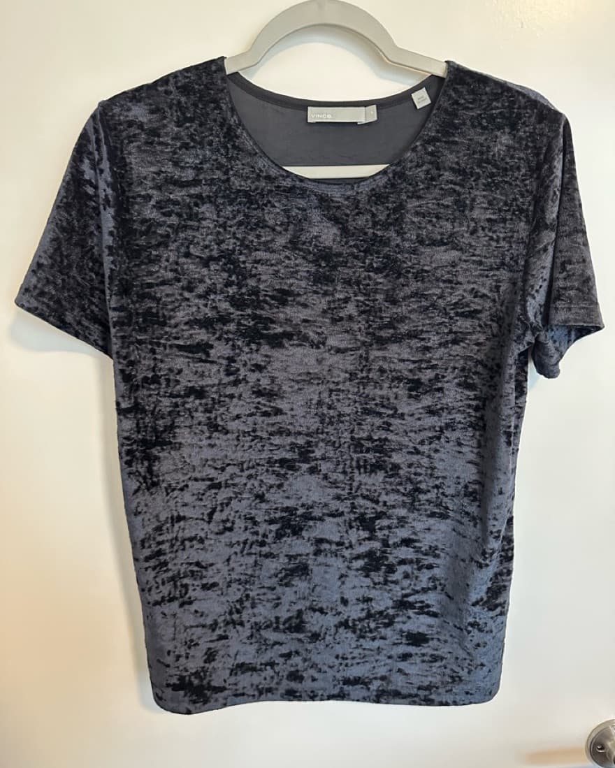 VINCE Velvet t shirt - Image 1