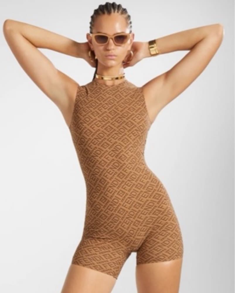 Fendi x Skims Logo Romper - Image 1