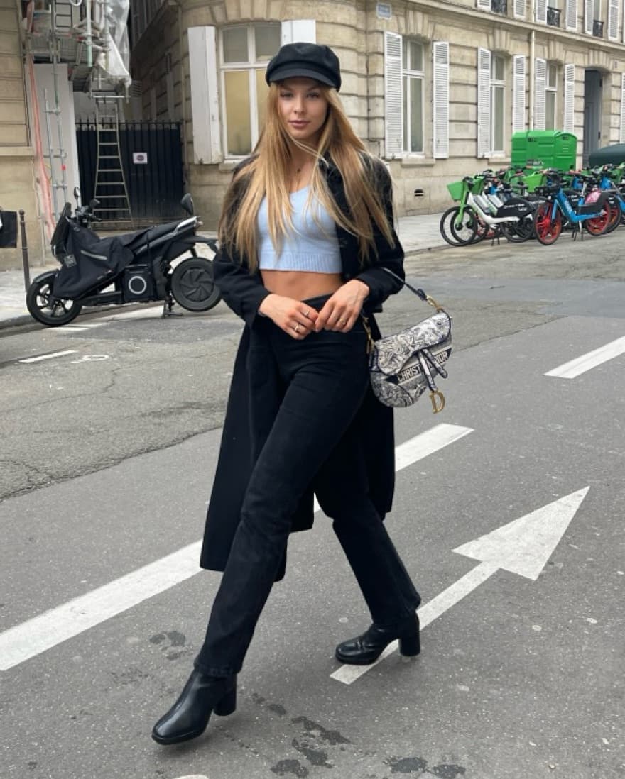 Black Trench Coat - Image 3