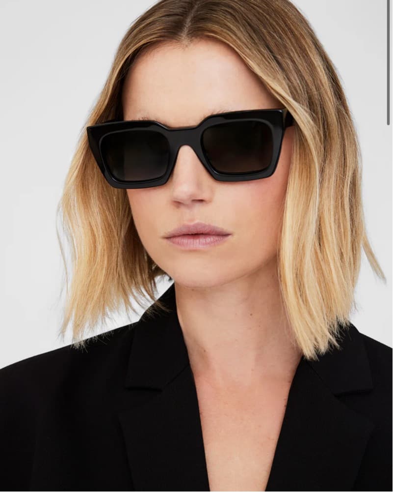ANINE BING Black Indio Sunglasses - Image 1