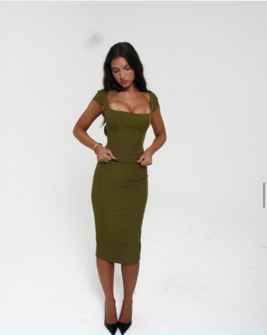 House Of CB Layana Green Dress - Image 1