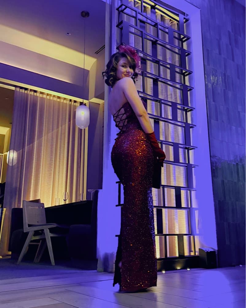 Sparkling Regal Corset And Skirt - Image 3