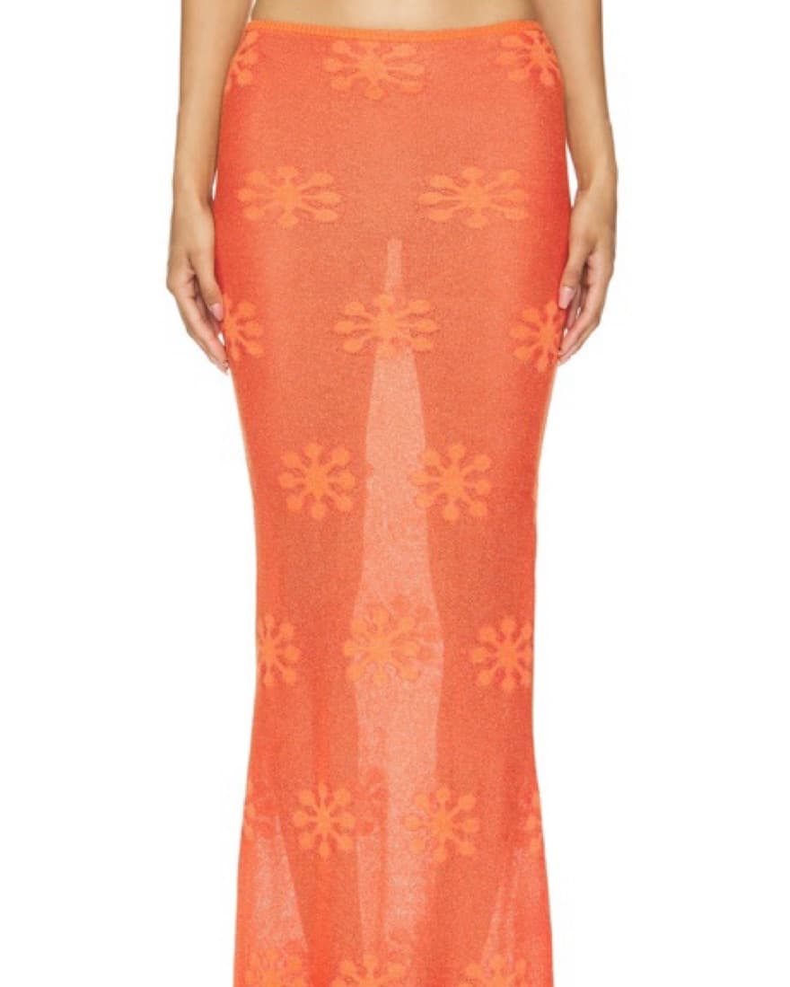 Asta resort Orange Skirt - Image 1