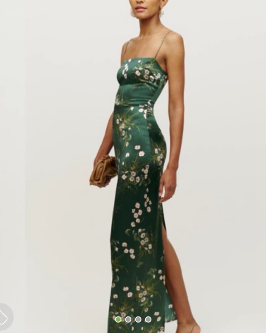 Reformation Frankie Silk Dress - Image 1