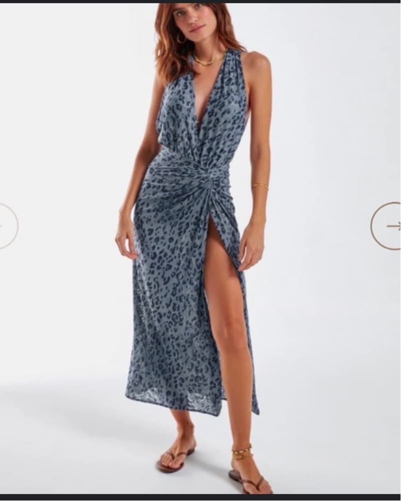 Chic Leopard Print Wrap Dress - Image 3