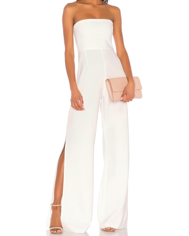 Nookie White Jumpsuit - Image 1